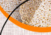 Wall Poster Moonlight Sonata - abstract circular figure on a fabric texture 127346 additionalThumb 11