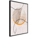 Wall Poster Moonlight Sonata - abstract circular figure on a fabric texture 127346 additionalThumb 11