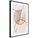 Wall Poster Moonlight Sonata - abstract circular figure on a fabric texture 127346 additionalThumb 8