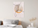 Wall Poster Moonlight Sonata - abstract circular figure on a fabric texture 127346 additionalThumb 2