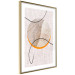 Wall Poster Moonlight Sonata - abstract circular figure on a fabric texture 127346 additionalThumb 7