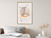 Wall Poster Moonlight Sonata - abstract circular figure on a fabric texture 127346 additionalThumb 22
