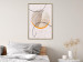 Wall Poster Moonlight Sonata - abstract circular figure on a fabric texture 127346 additionalThumb 5