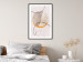 Wall Poster Moonlight Sonata - abstract circular figure on a fabric texture 127346 additionalThumb 18