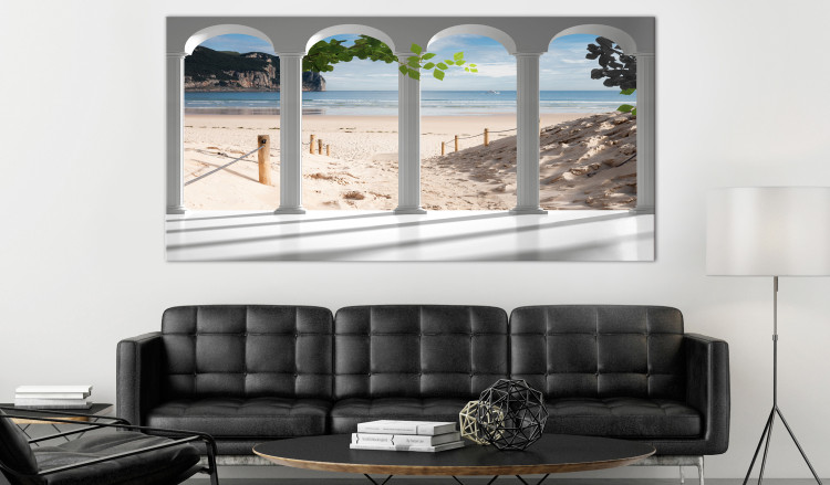 Large canvas print Columns and Beach II [Large Format] 128746 additionalImage 5