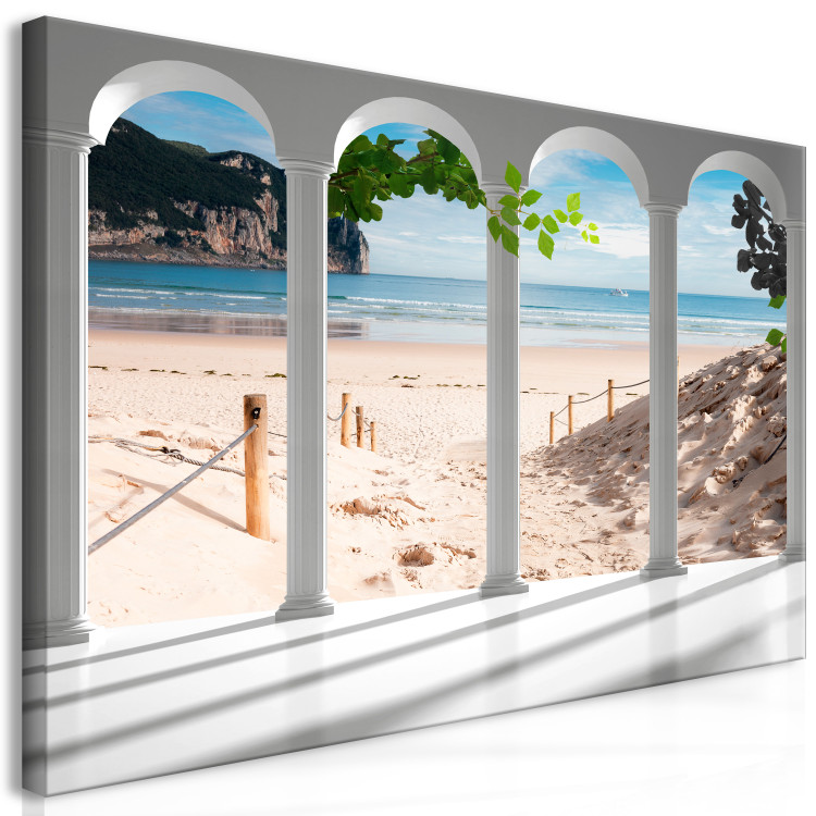 Large canvas print Columns and Beach II [Large Format] 128746 additionalImage 2