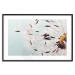 Poster Gust of Wind - dandelion flower against a contrasting clear sky 129846 additionalThumb 15