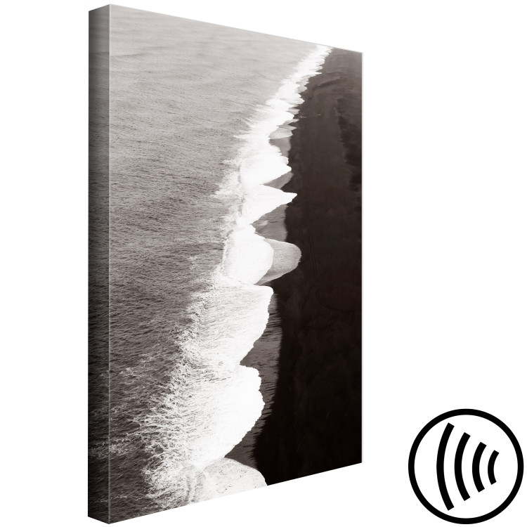 Canvas Print Balance of Opposites (1-piece) Vertical - black and white landscape 130246 additionalImage 6