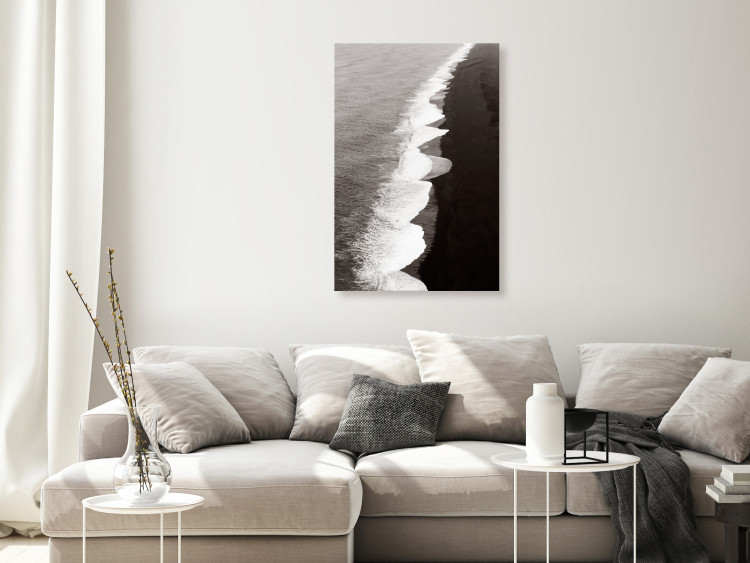 Canvas Print Balance of Opposites (1-piece) Vertical - black and white landscape 130246 additionalImage 3