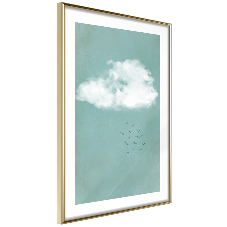 Wall Poster Cumulus and Birds - landscape with flying birds against a sky and cloud background 131846 additionalImage 7