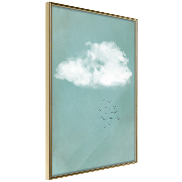 Wall Poster Cumulus and Birds - landscape with flying birds against a sky and cloud background 131846 additionalImage 12