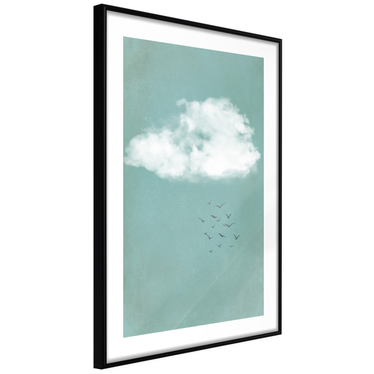 Wall Poster Cumulus and Birds - landscape with flying birds against a sky and cloud background 131846 additionalImage 6