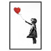 Wall Poster Banksy: Girl with Balloon - heart-shaped balloon flying away 132446 additionalThumb 24