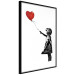 Wall Poster Banksy: Girl with Balloon - heart-shaped balloon flying away 132446 additionalThumb 10