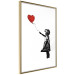 Wall Poster Banksy: Girl with Balloon - heart-shaped balloon flying away 132446 additionalThumb 8