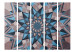 Folding Screen Starry Mandala (Brown-Blue) II (5-piece) - oriental background 132946 additionalThumb 3