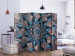 Folding Screen Starry Mandala (Brown-Blue) II (5-piece) - oriental background 132946 additionalThumb 2