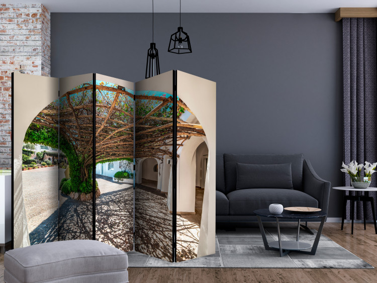 Room Divider Screen Tree Canopy - Poltu Quatu II (5-piece) - Italian architecture 133046 additionalImage 4