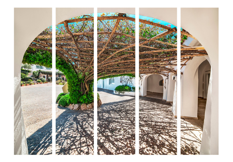 Room Divider Screen Tree Canopy - Poltu Quatu II (5-piece) - Italian architecture 133046 additionalImage 3