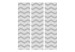 Room Separator Brain Waves (3-piece) - simple composition in gray waves 133446 additionalThumb 3