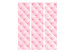 Room Separator Sweet Foam - quilted leather texture in a light pink shade 133746 additionalThumb 3