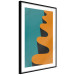 Wall Poster Orange Wave - orange wavy pattern in an abstract motif 134446 additionalThumb 6