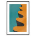 Wall Poster Orange Wave - orange wavy pattern in an abstract motif 134446 additionalThumb 20