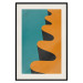 Wall Poster Orange Wave - orange wavy pattern in an abstract motif 134446 additionalThumb 24