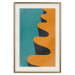 Wall Poster Orange Wave - orange wavy pattern in an abstract motif 134446 additionalThumb 25