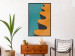 Wall Poster Orange Wave - orange wavy pattern in an abstract motif 134446 additionalThumb 6