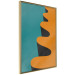 Wall Poster Orange Wave - orange wavy pattern in an abstract motif 134446 additionalThumb 14