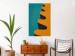 Wall Poster Orange Wave - orange wavy pattern in an abstract motif 134446 additionalThumb 2