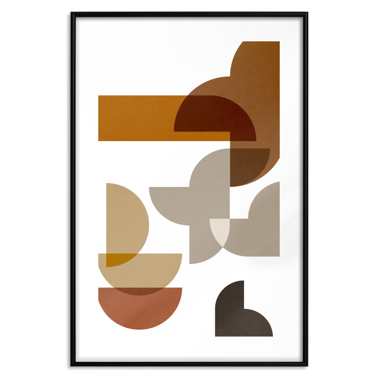 Wall Poster Sand Composition - abstract composition of geometric figures 134746 additionalImage 15