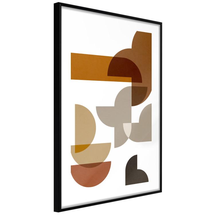 Wall Poster Sand Composition - abstract composition of geometric figures 134746 additionalImage 6