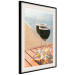 Wall Poster Romantic Refreshment - romantic composition with wine against the sea 136046 additionalThumb 9