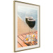 Wall Poster Romantic Refreshment - romantic composition with wine against the sea 136046 additionalThumb 7
