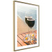 Wall Poster Romantic Refreshment - romantic composition with wine against the sea 136046 additionalThumb 5
