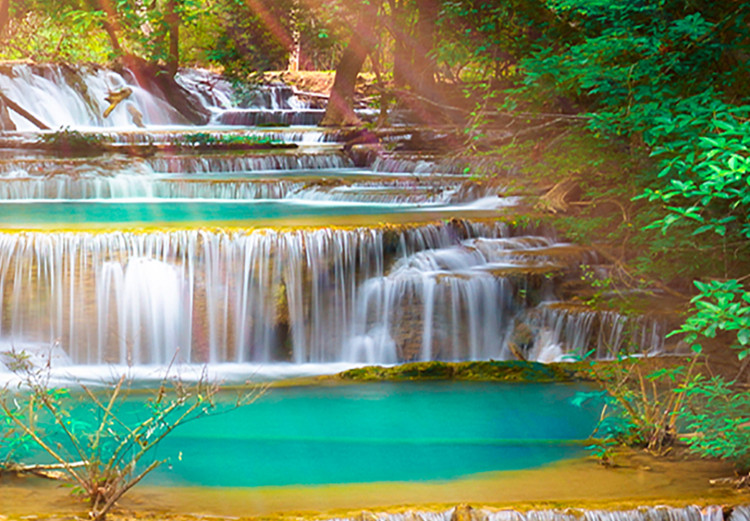 Large canvas print Tropical Waterfall [Large Format]  136346 additionalImage 4