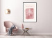 Wall Poster Dragonfly's Delicacy - white insect on a pink background with text in scandi boho style 136546 additionalThumb 14