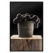 Poster Juice of Love - metal bucket with fruits standing on a wooden stump 138046 additionalThumb 20