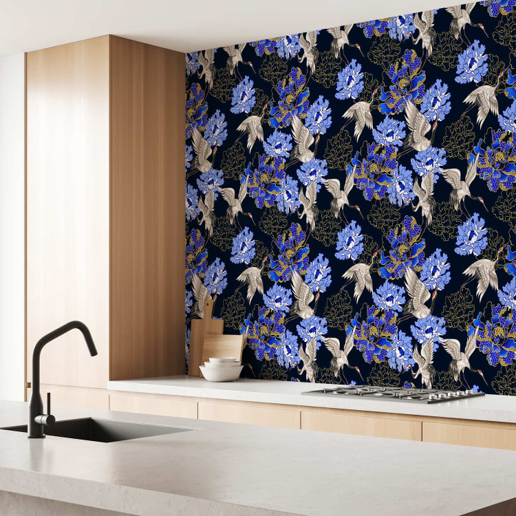 Modern Wallpaper Blue Orient 138646 additionalImage 9