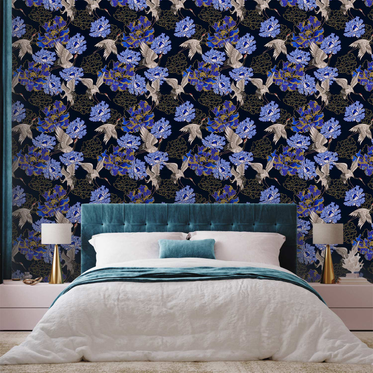 Modern Wallpaper Blue Orient 138646 additionalImage 4