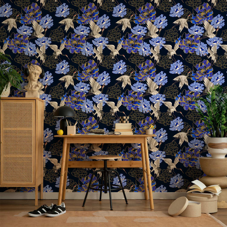 Modern Wallpaper Blue Orient 138646 additionalImage 5