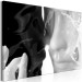 Canvas Art Print Sensitivity of Contrast (1-piece) Wide - black and white human faces 138746 additionalThumb 2