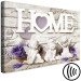 Canvas Angels' Home (1-piece) Wide - cheerful figurines and white text in the background 142246 additionalThumb 6