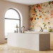 Wall Mural Autumn flowers - motif of colourful dangling flowers in yellow tones 142346 additionalThumb 7