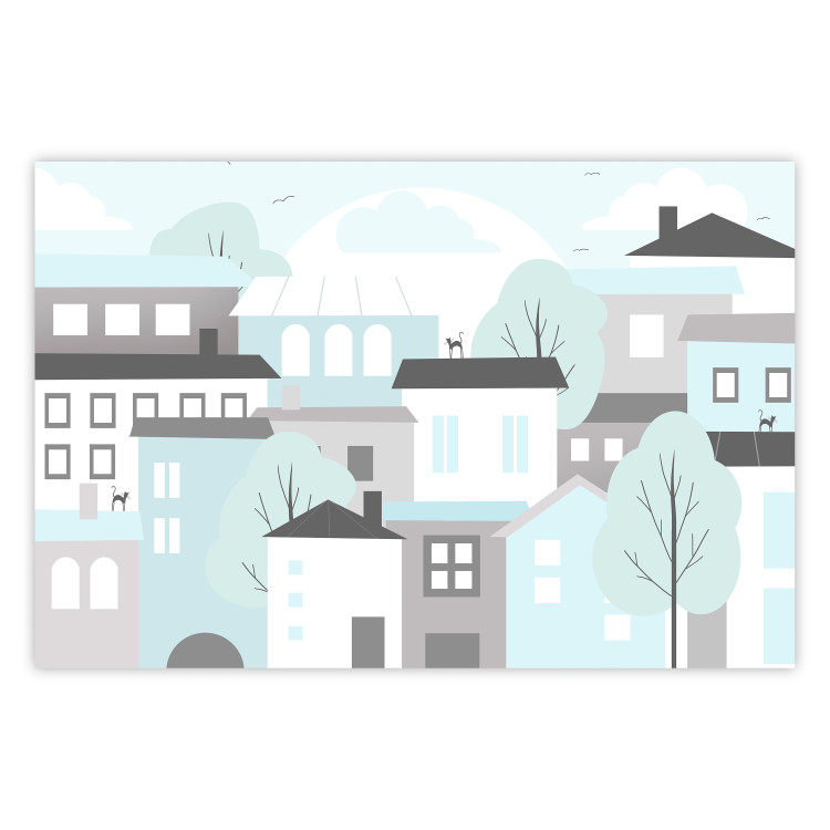 Wall Poster Colorful Town [Poster] 142846