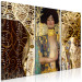 Canvas Print Judith by Klimt (3-piece) - elegant abstraction with a female figure 143446 additionalThumb 2