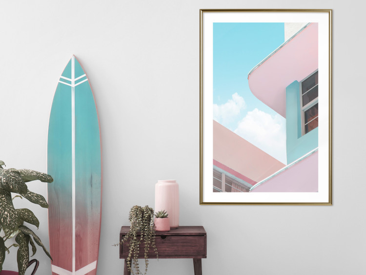 Wall Poster Miami Beach Style Building - Holiday Minimalist Architecture 144346 additionalImage 15