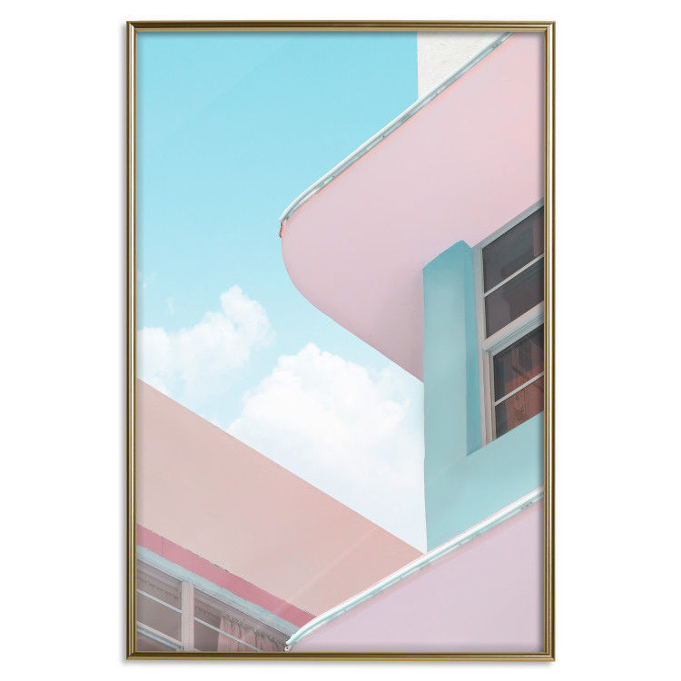 Wall Poster Miami Beach Style Building - Holiday Minimalist Architecture 144346 additionalImage 26